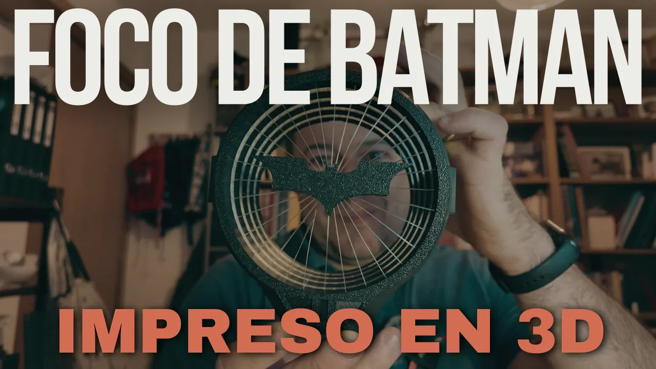 Foco de Batman Impreso en 3D: ¡Lleva Gotham a tu Escritorio!