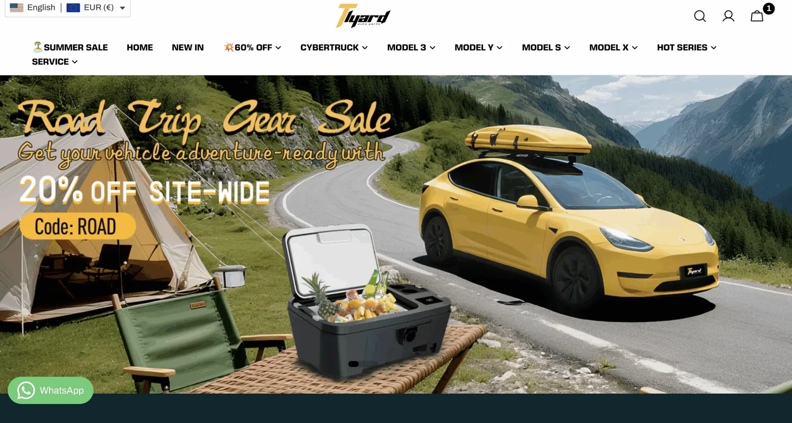Código descuento TL Yard – 25% en pantallas y accesorios para Tesla tlyard.com
