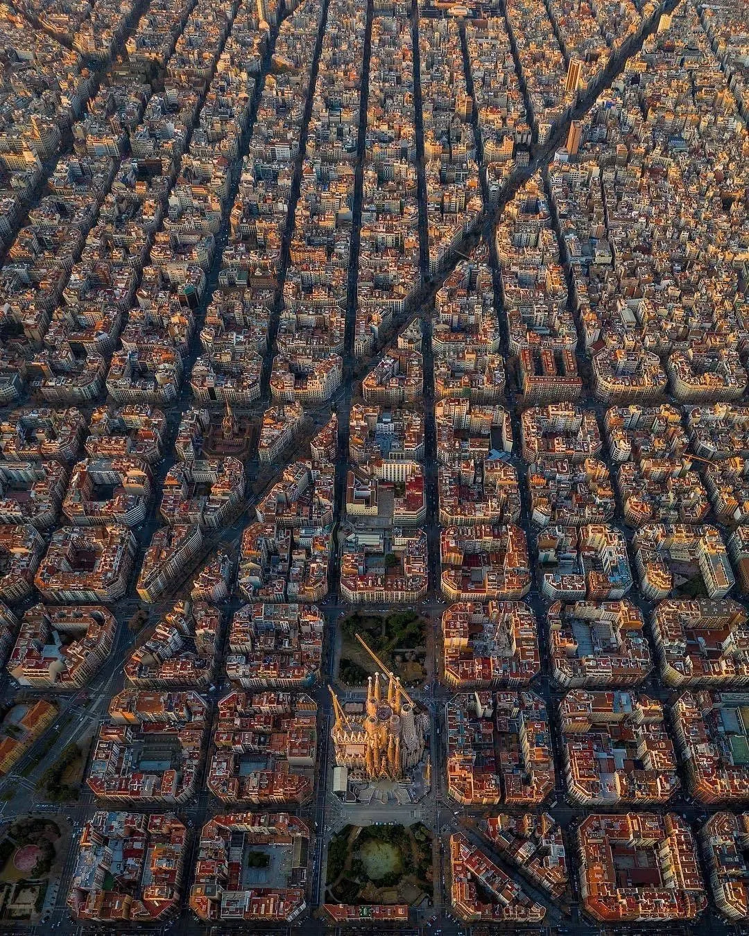 Barcelona a vista de Drone ( Sagrada Familia )