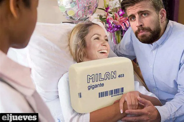 Fotos de Milan hijo de Pique y Shakira