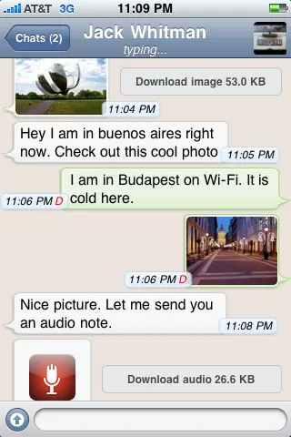 WhatsApp lo mejor para tu iPhone o Android.