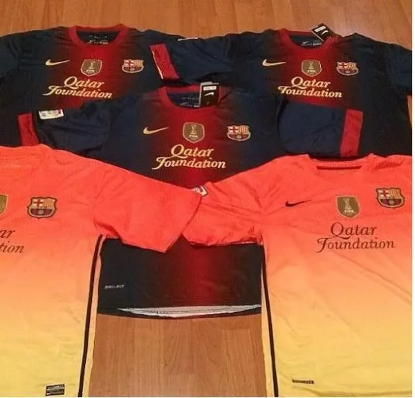 Camiseta F.C Barcelona 2012 – 2013 1a y 2a equipación.