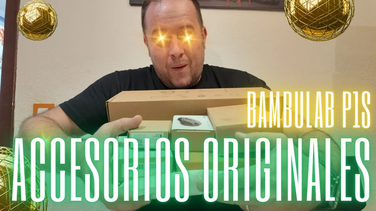 Lisard muestra una caja de accesorios originales para la Bambu Lab P1S