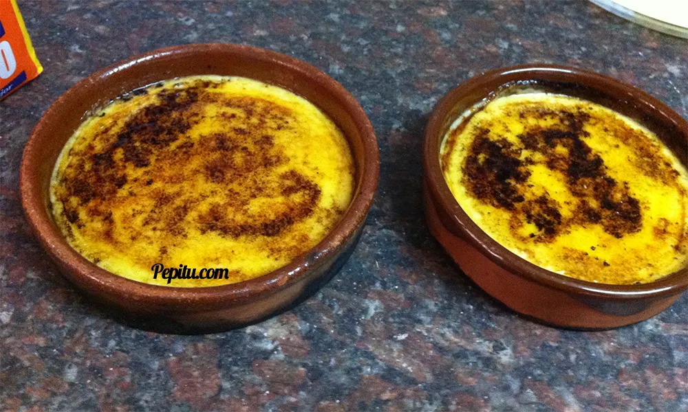 Receta/Recepte Crema Catalana Quemada – Cremada
