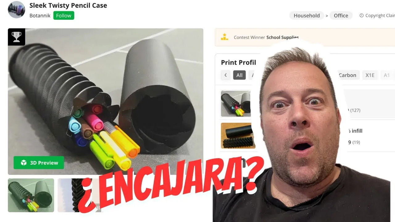 Lisard junto a imágenes del estuche en espiral