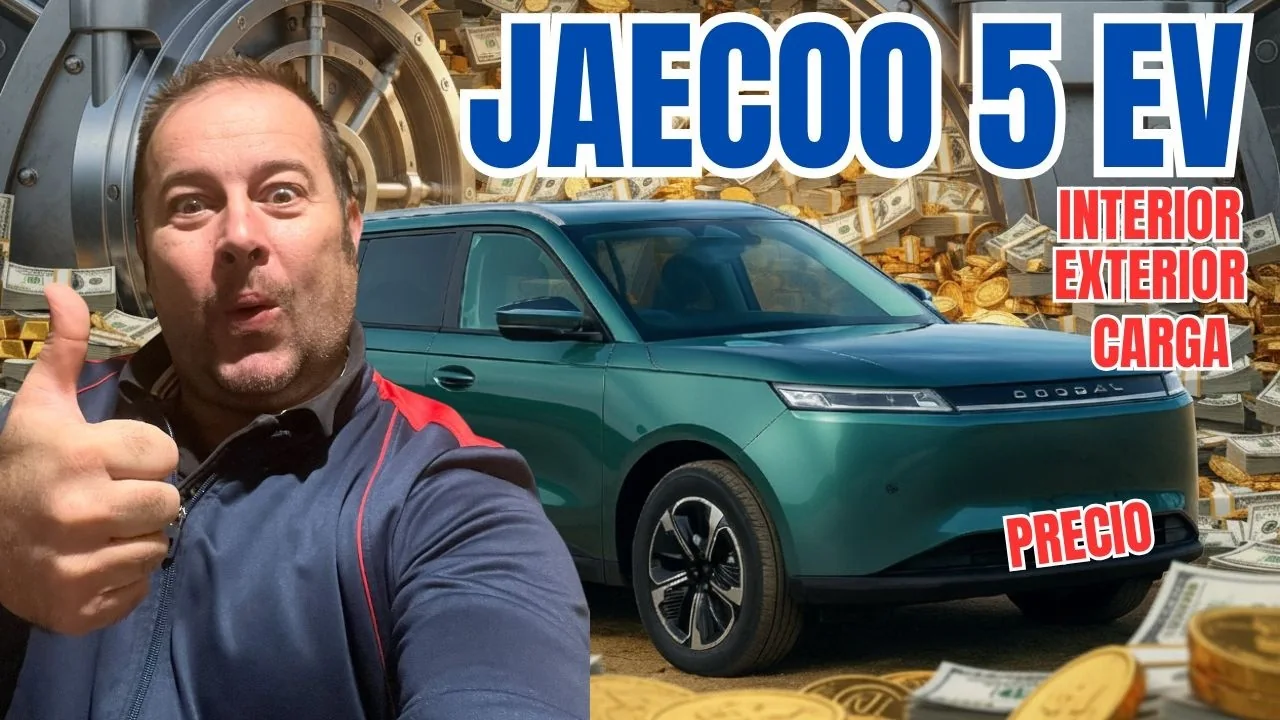 Lisard y el Jaecoo 5 EV en la portada del recorrido por el coche
