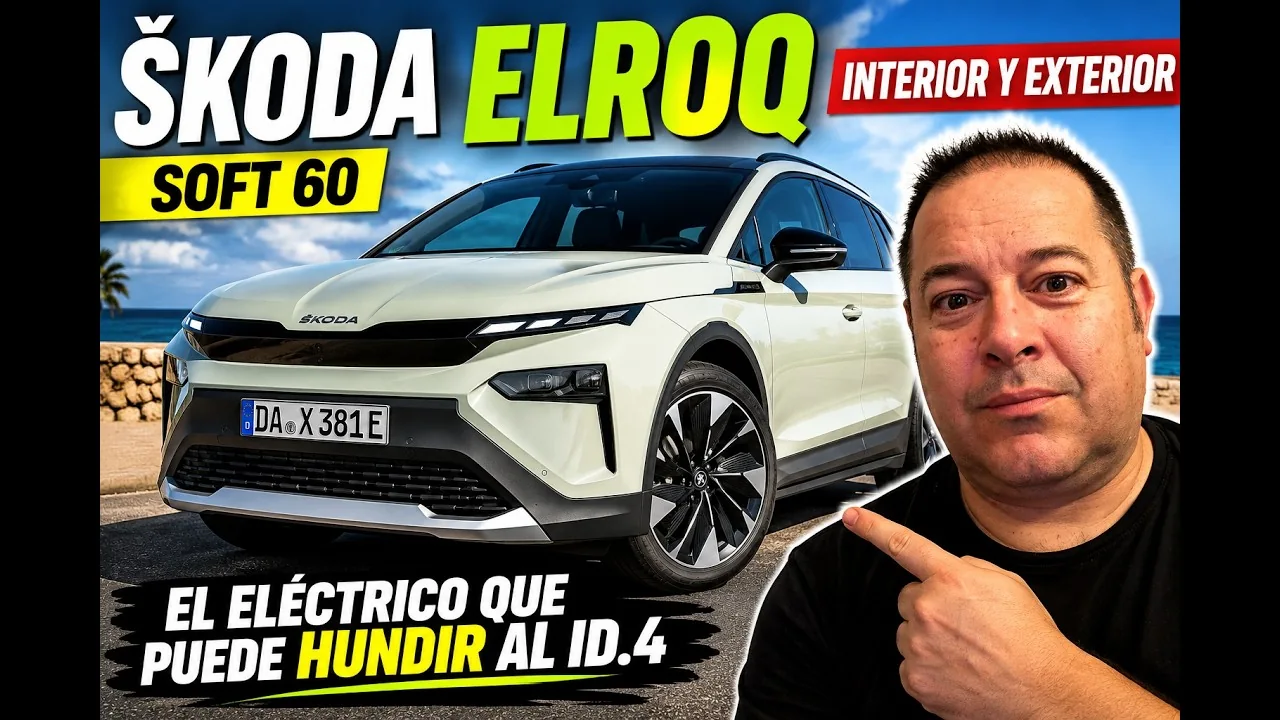 Skoda Elroq y Lisard en la miniatura del recorrido por el coche